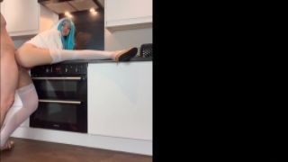 SluttySlut1 - Hit girl is getting fucked anal kitchen