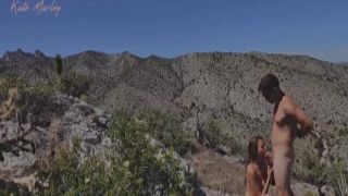 Blowjob On Mountain Top While Hiking