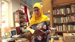 sexwithmuslims Faun Bookstore Owner Fucks A Happy Musli