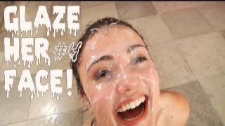 Glaze Her Face! #4 - Facial Bukkake Compilation